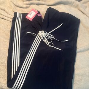 NWT Edikted Track Pants with White Stripe Detail